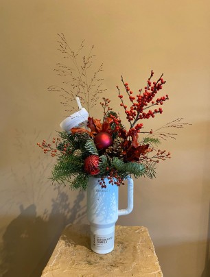 Stanley Termos Yılbaşı Çiçekleri ile Beraber