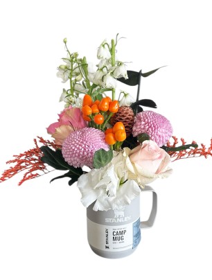 Çiçek ve Stanley Termos Bardak