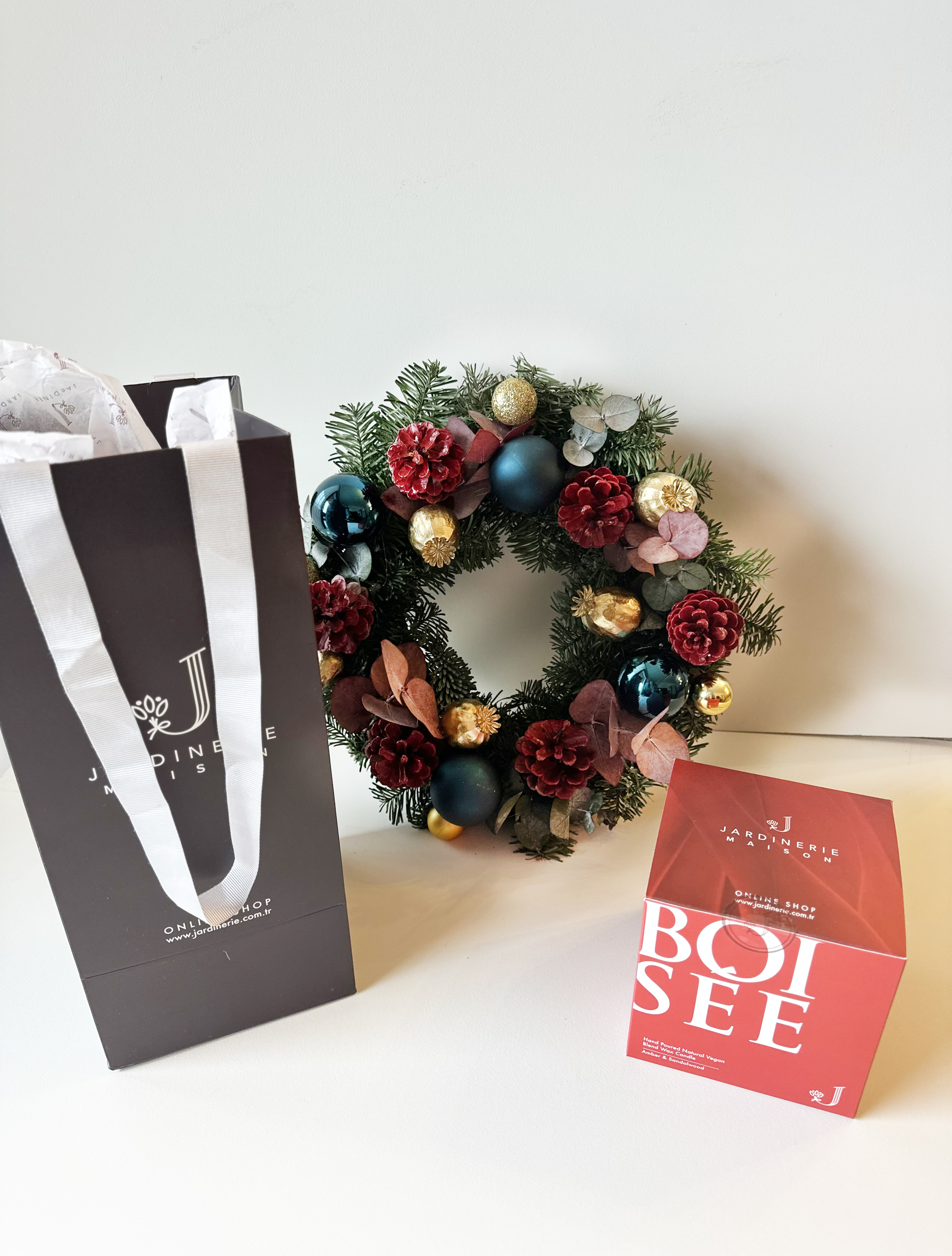 Kapı süsü ve Vegan Mum Hediye Seti