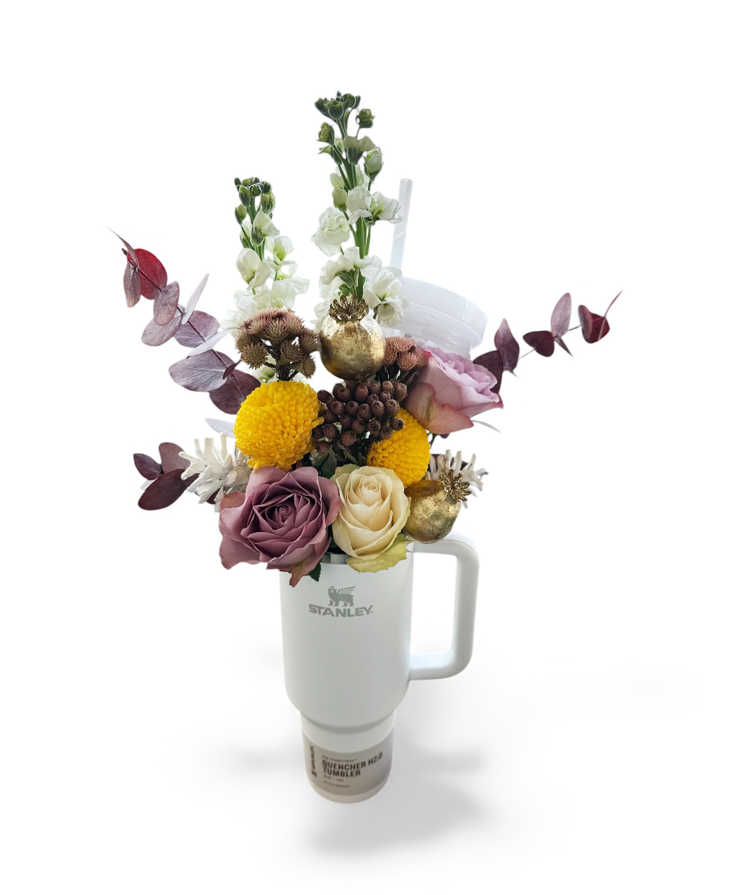 Çiçek ve Stanley Pipetli Termos 1,18