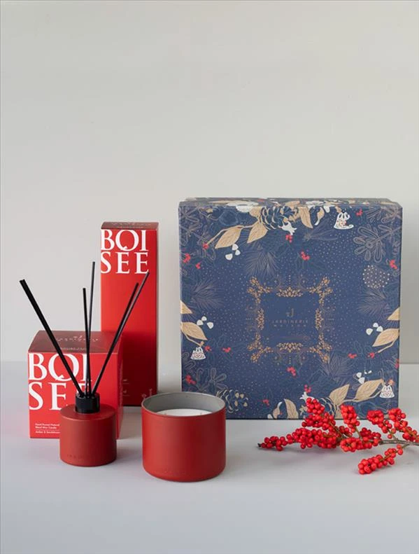 Yeni Yıl Hediye Kutusu - Vegan Mum ve Oda Kokusu